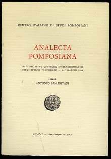 ANALECTA POMPOSIANA